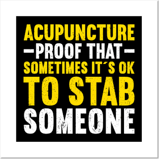 Acupuncture Acupuncturist Posters and Art